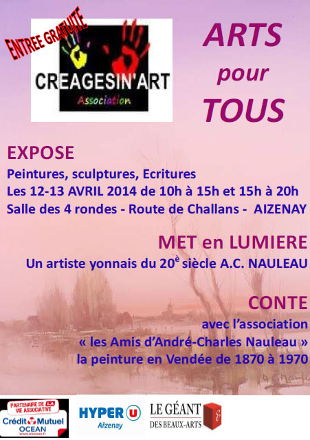 affiche de l'exposition creagesinart