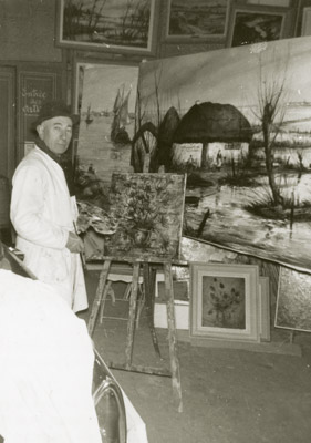 1965 photo à l'atelier