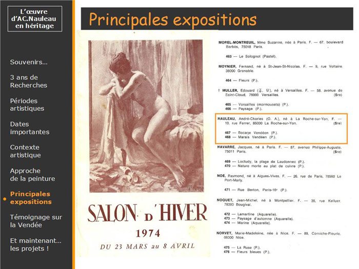 Salon d'Hiver à Paris