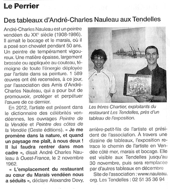 exposition au perrier pour Nauleau