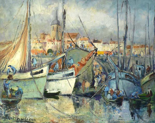 le port de la chaume aux sables d'olonne